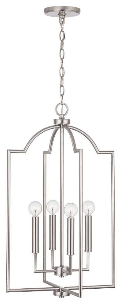 Capital Lighting 539341 Carter 4 Light 16"W Pendant - Matte Black