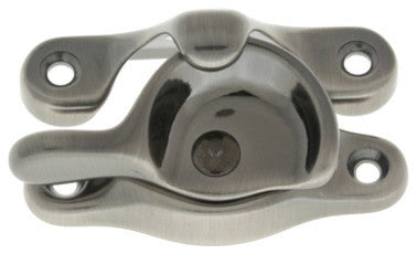 Genuine Solid Brass Small Sash Catch, Antique Nickel