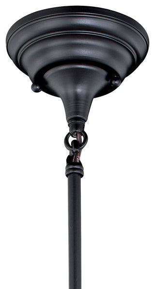 Vaxcel Huntley 12" Pendant, Oil Rubbed Bronze, Milk Glass