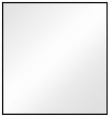 Mattox Mirror, Black, 30"w X 32"h X 1"d