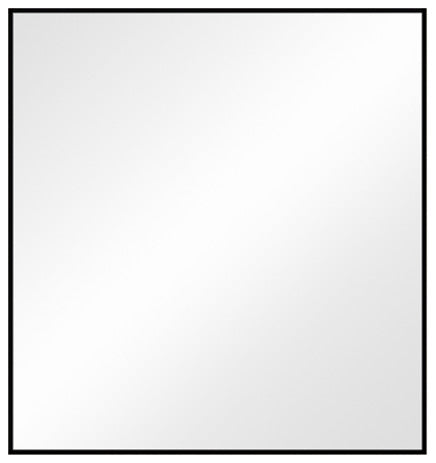Mattox Mirror, Black, 30"w X 32"h X 1"d