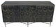Aliso Samara 3-Door Sideboard in Reclaimed Pine on Iron Base