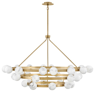 Fredrick Ramond Selene Chandelier, Lacquered Brass, Extra Large