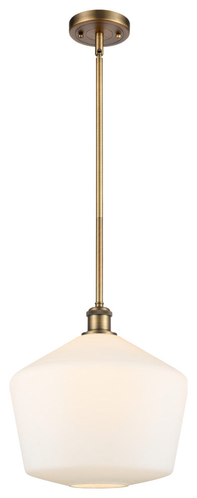 Innovations 516-1S-BB-G651-12-LED 1-Light Mini Pendant, Brushed Brass