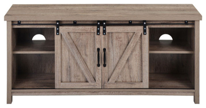 Vintage Melamine board  Tv Stand (Oak + Particle Board)