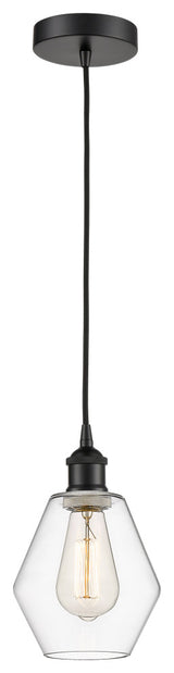 Innovations 616-1P-BK-G652-6 1-Light Mini Pendant, Matte Black