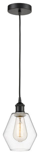 Innovations 616-1P-BK-G652-6 1-Light Mini Pendant, Matte Black