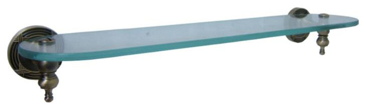 Glass Shelf, Satin Nickel
