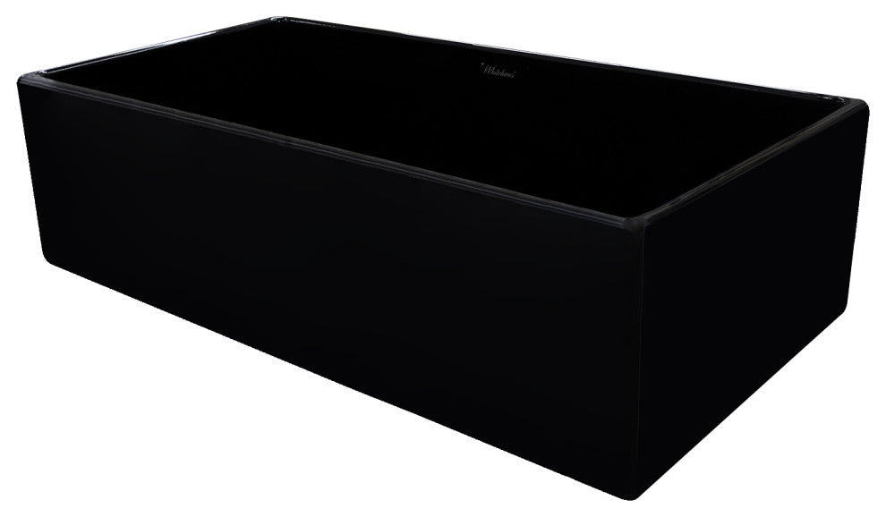 Fireclay 33" Reversible Sink, Concave Front Apron on One Side
