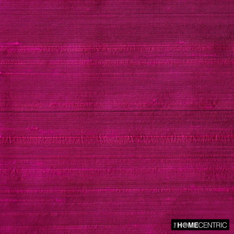 Dark Fuchsia Pink Silk Dupioni Fabric By The Yard, 6 Yards For Curtain, Dress