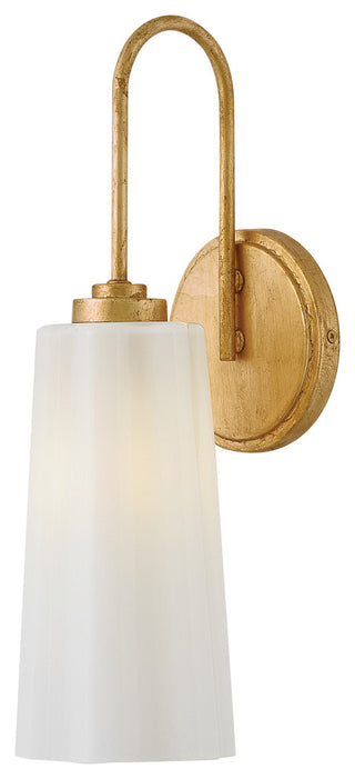 Lark Honey Medium Single Light Vanity, Distressed Brass