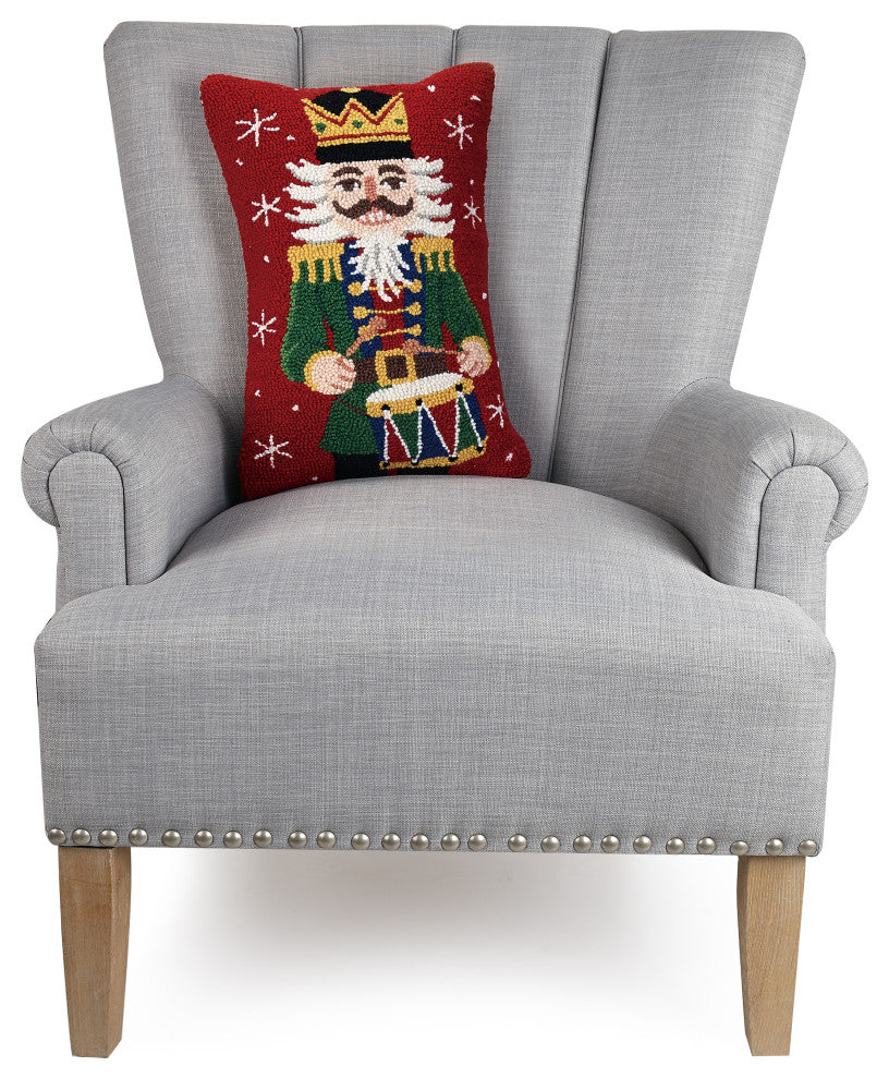 Christmas Nutcr Drum Hook Pillow