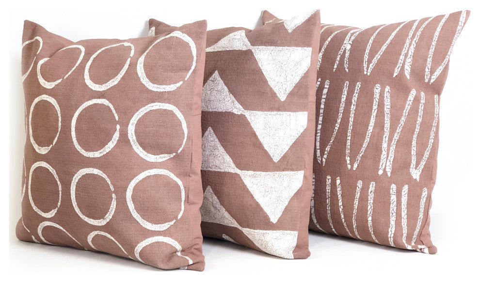 Sadza Triangles Pillow Savanna Beige