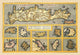 Maps of Mediterranean Islands - Gallery Wrapped Canvas Art 28" x 42"