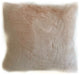 Plutus Pink Plush Animal Faux Fur Luxury Throw Pillow, 20"x20"