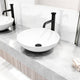 VIGO Cass 12" H Single Handle Single Hole Bathroom Vessel Faucet, Matte Black