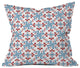 Belle13 Retro Floral Pattern Throw Pillow, 16"x16"