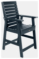 Weatherly 7-Piece Rectangle Counter-Height Dining Set, Federal Blue
