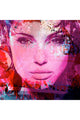 Multicolored Woman Portrait | Andrew Martin Angelie Jolie, 47" X 47"