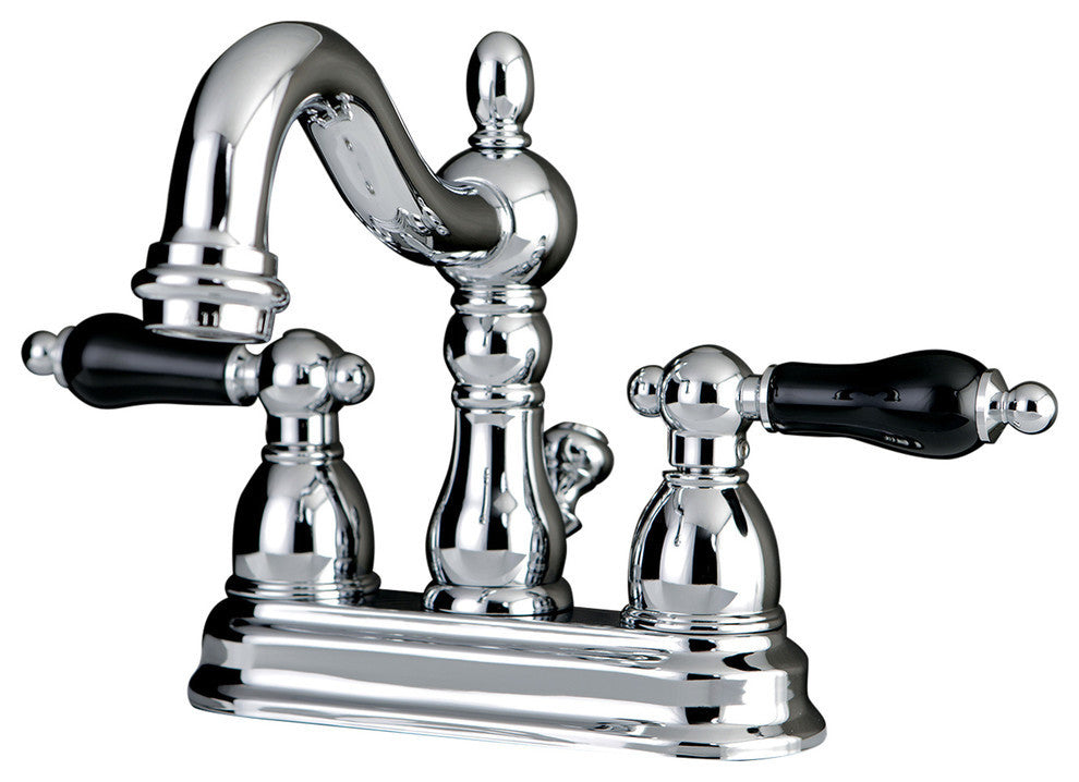 Kingston Brass 4" Centerset Bathroom Faucet, Polished Chrome