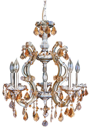 Artistry Lighting Maria Theresa Collection Chandelier 20x25, Golden Teak