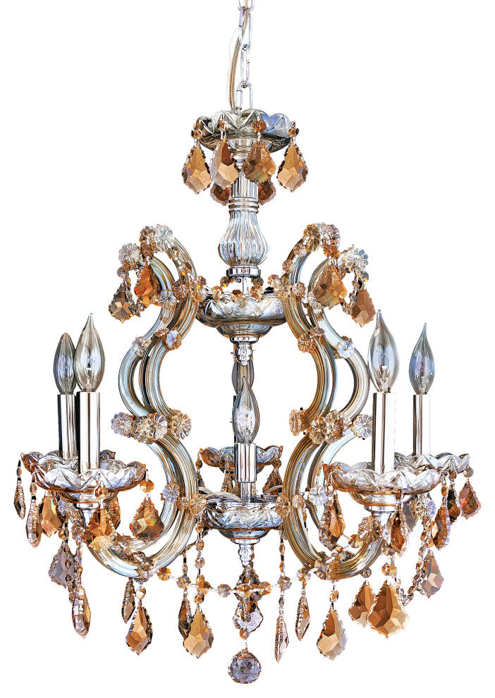 Artistry Lighting Maria Theresa Collection Chandelier 20x25, Golden Teak