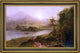 Frederic Edwin Church Mountain Landscape Framed Premium Canvas Print, 16"x24"