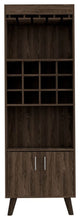 DEPOT E-SHOP Harvey Bar Cabinet, Dark Walnut