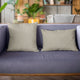 Travertine Waffle Textured Solid Luxury Throw Pillow, 20"x26" Standard