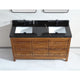 WK2428-60D-EW-B Vanity With Mirror, Sconce and Faucet Included