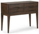 Harper 40" W SOLID WOOD Modern Hallway Console Sofa Table in Walnut Brown