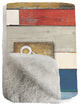 Laural Home Nautical Anchor Sherpa Throw Blanket