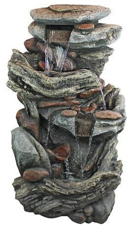 Cathedral Falls Cascading Fountain, Garden Statue
