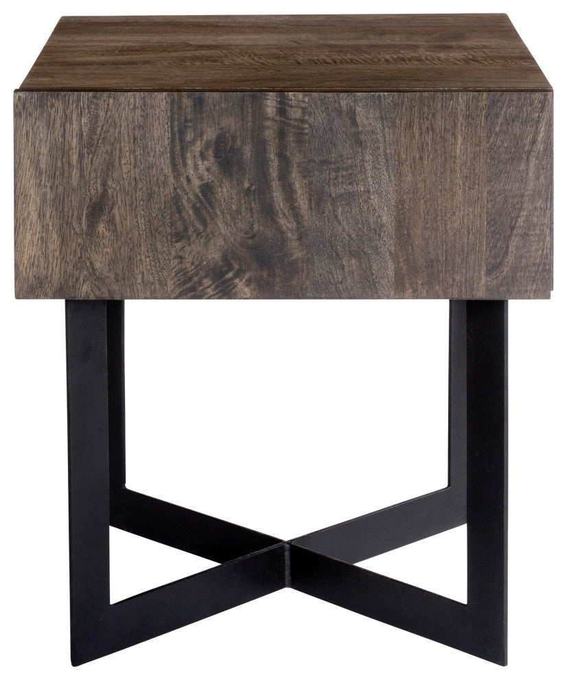 Contemporary Tiburon Side Table - Natural