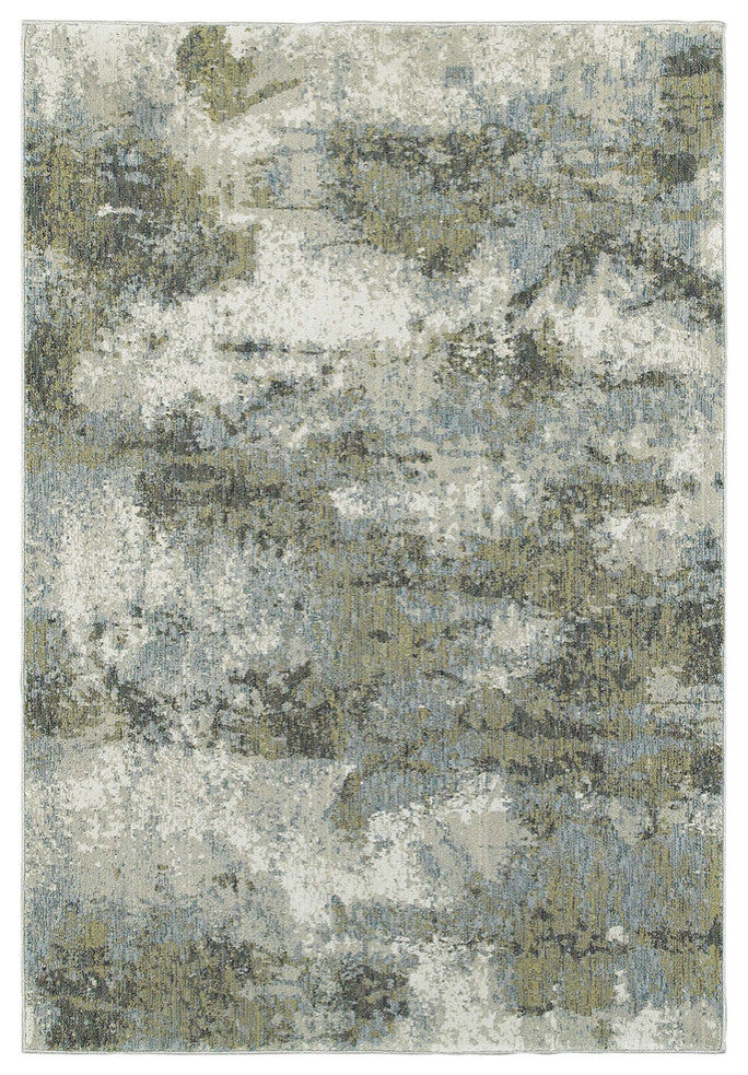 Evolution 8039E Rug, Blue/Green, 3'3"x5'2"