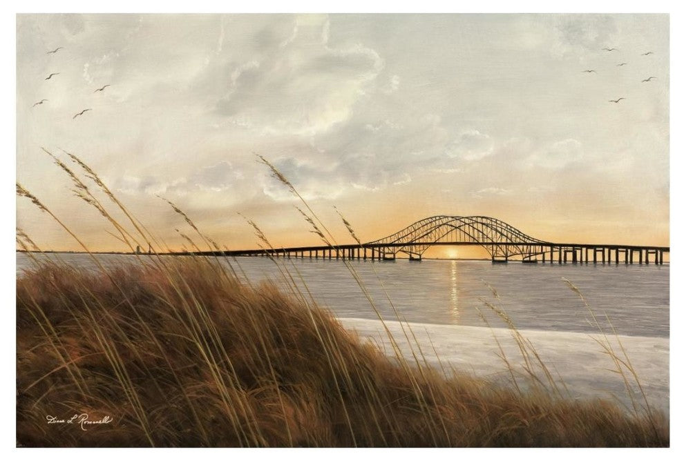 "View of Captree Bridge" Digital Paper Print by Diane Romanello, 26"x18"