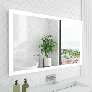 Sabrina Modern LED Bathroom Vanity Mirror, 30"x48"