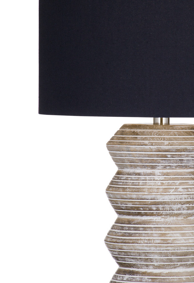 Booster Table Lamp - White Wash
