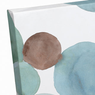 Abstract Watercolor Circles 16x20 Canvas Wall Art