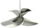 Hibiscus Large Pendant, Sterling Finish, Standard Overall Height