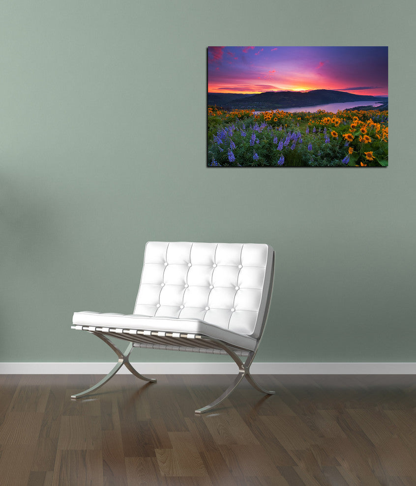 Epic Graffiti "Paradise Garden" by Jesse Estes, Giclee Canvas Wall Art, 26"x40"