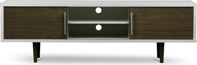 Farmhouse TV Stand up to 65 Inches with Sliding Barn Doors and Storage Cabinets