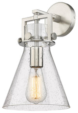 Innovations Newton Cone 1 8" Sconce Satin Nickel
