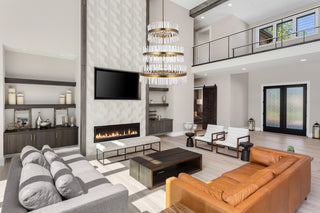 Home Living 36" 3 Tiers Crystal Round Chandelier Light, Satin Gold