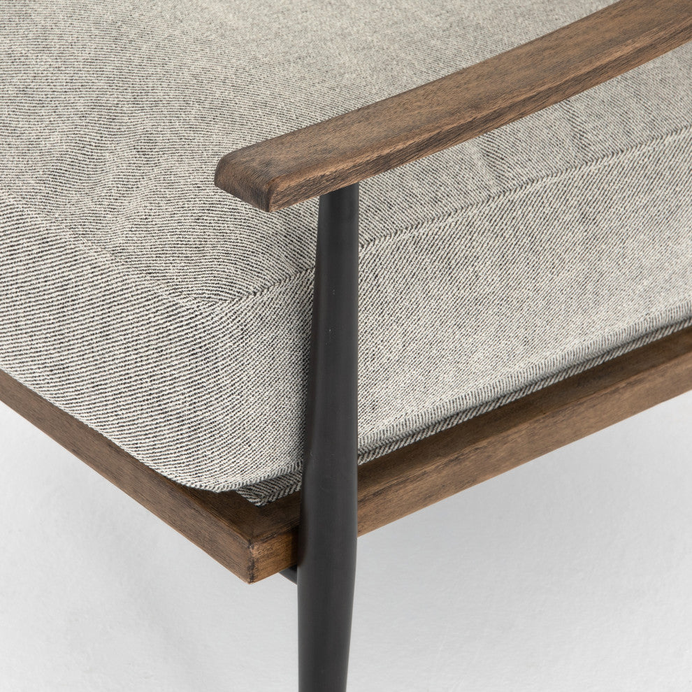 Kennedy Chair-Gabardine Grey