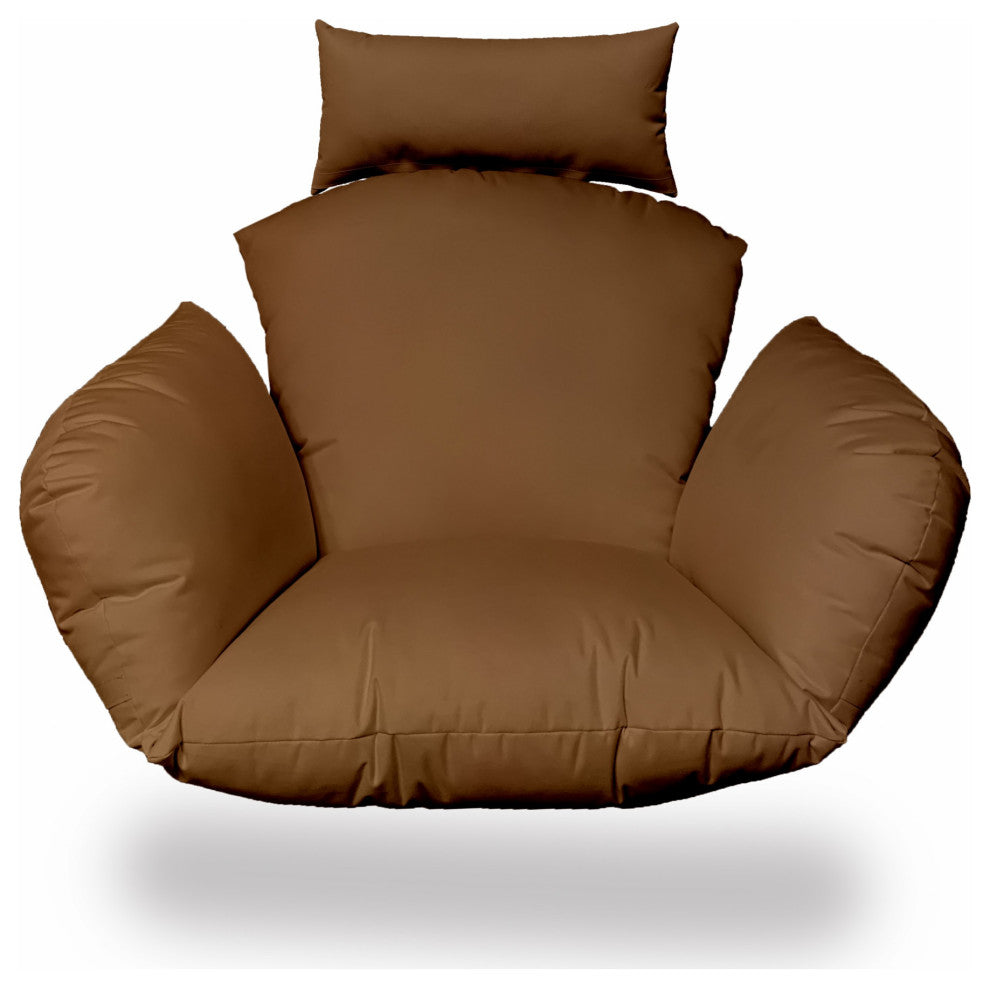 Primo Brown Indoor Outdoor Replacement Cushion for Egg Chair