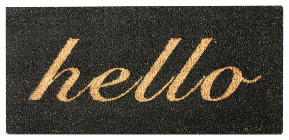 Rubber-Cal "Minimalist Expression" Hello Welcome Mats 15mm X 18" X 30"