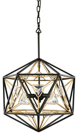 Marcia 3-Lt Orb Pendant - MB/FG