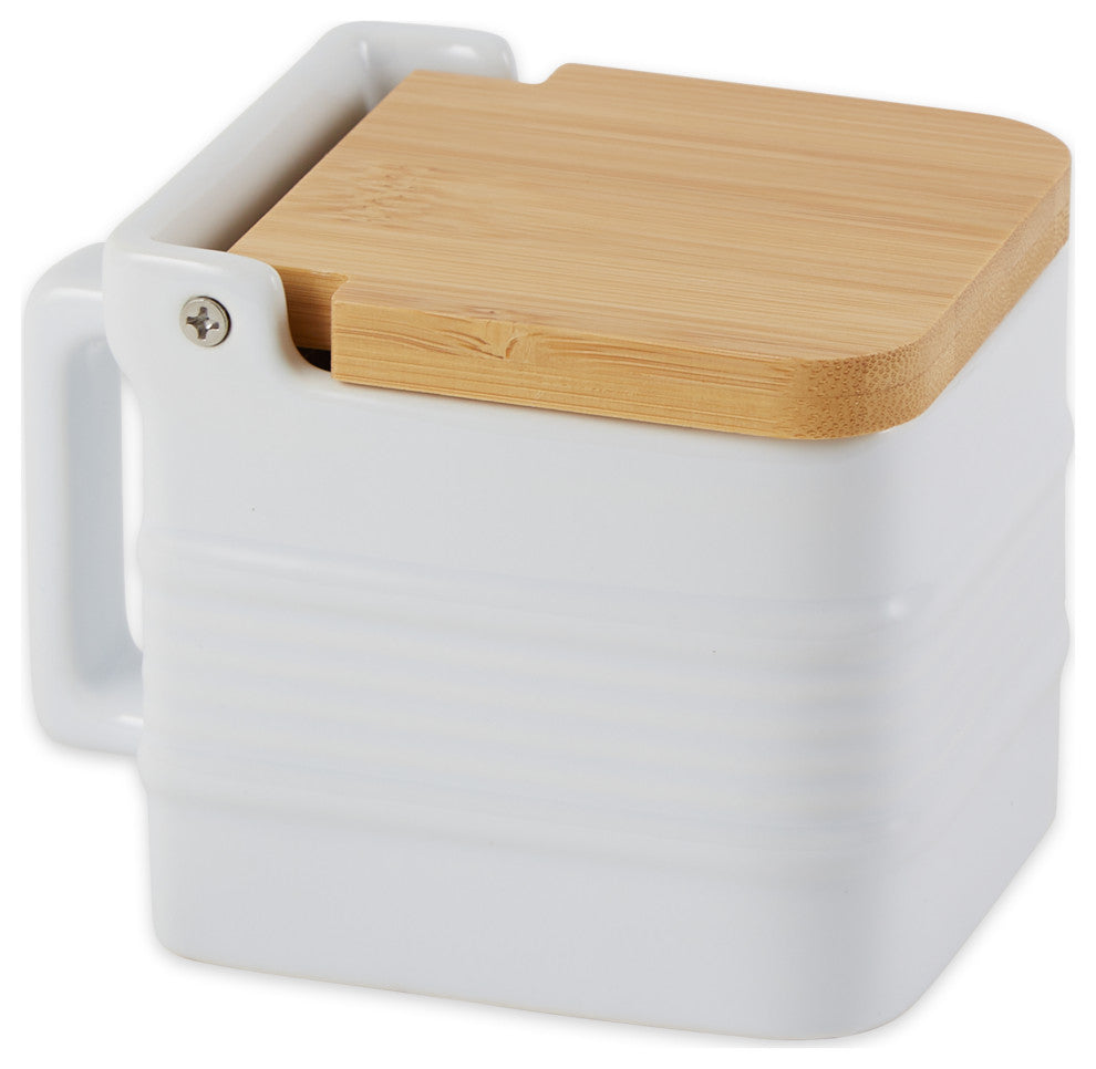 Stoneware Salt Box