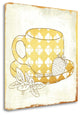 "Strawberry Green Tea" By Cleonique Hilsaca, Giclee Print on Gallery Wrap Canvas